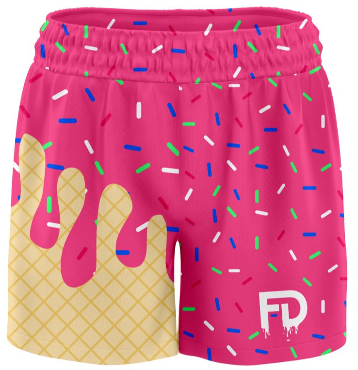 Melt Mode: Strawberry Full-Dye Shorts