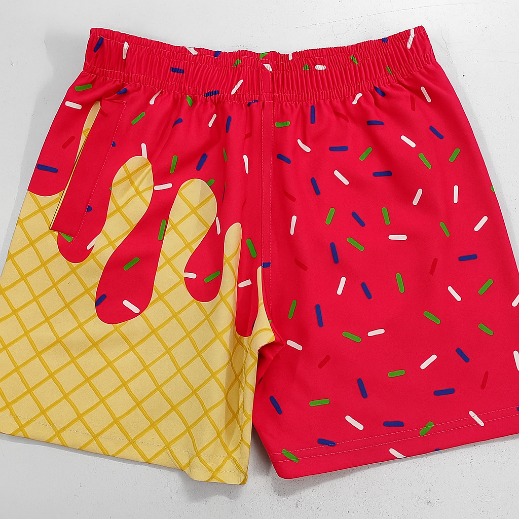 Melt Mode: Strawberry Full-Dye Shorts
