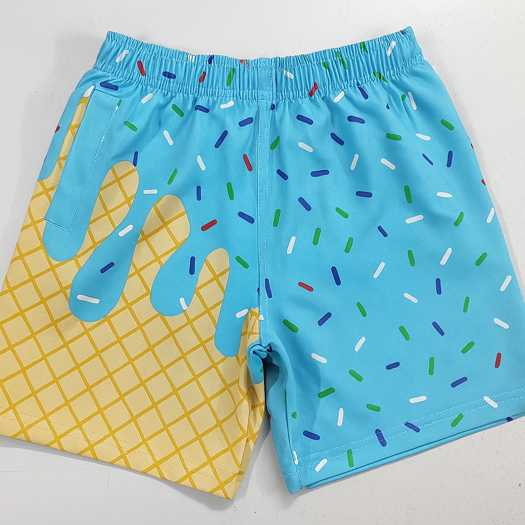 Melt Mode: Blueberry Bomb Full-Dye Shorts