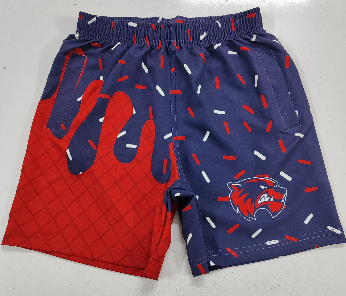 CYFA- Wolverines Sublimated Drip Shorts