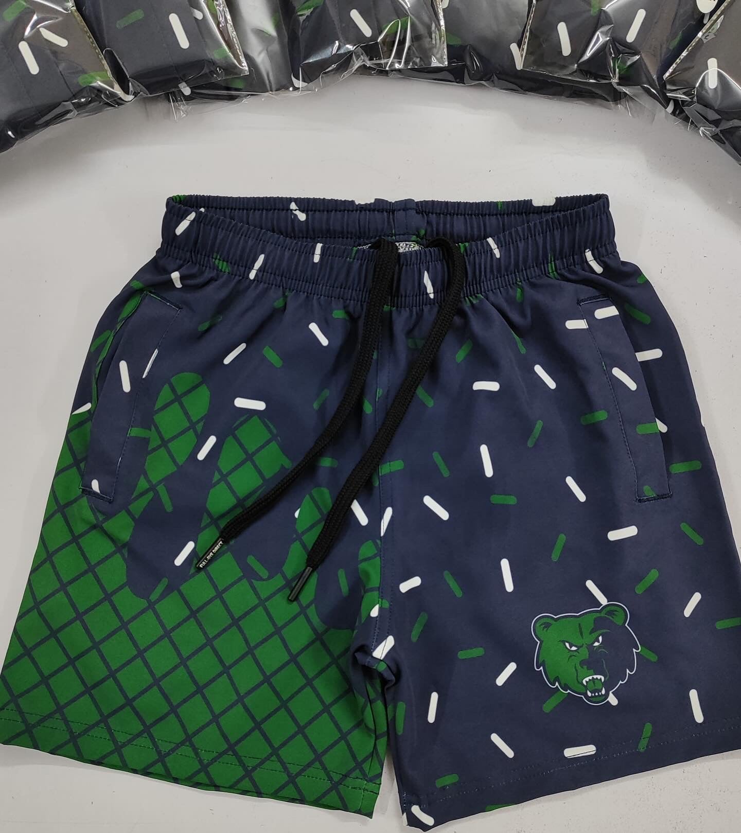 CYFA-Grizzlies Sublimated Drip Shorts