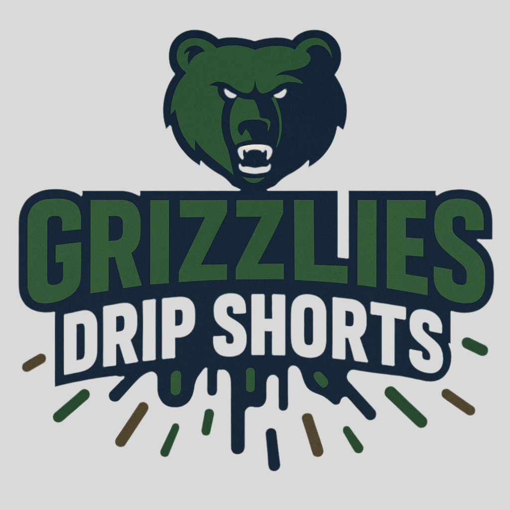 CYFA-Grizzlies Sublimated Drip Shorts
