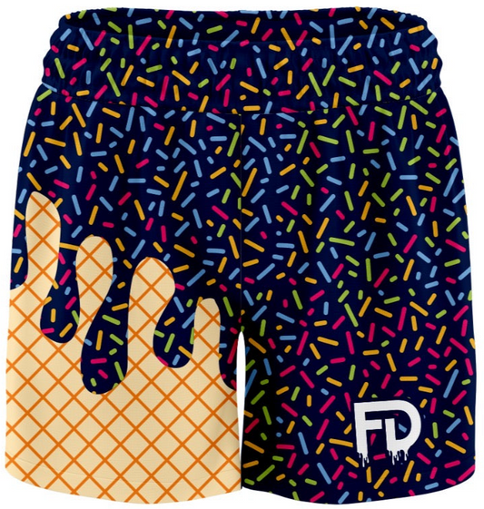 Melt Mode: Sprinkle Overload Full-Dye Shorts
