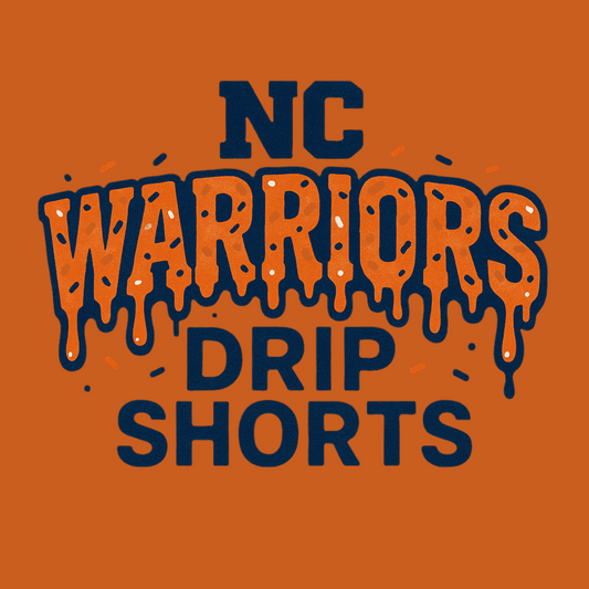 CYFA-  NC Warriors Sublimated Drip Shorts