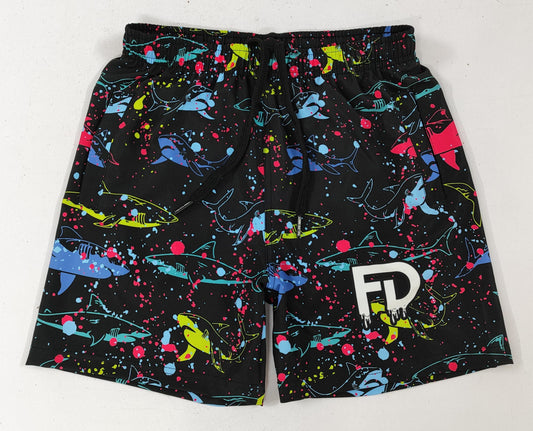 Deep Sea Drip - Full Dye Shorts
