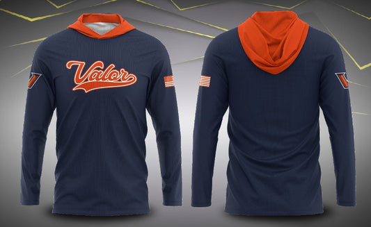 Valor Baseball Hoodie Tee