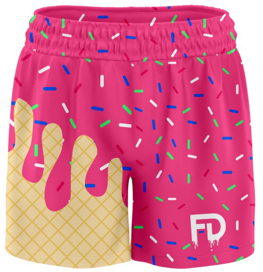 Melt Mode: Strawberry Full-Dye Shorts