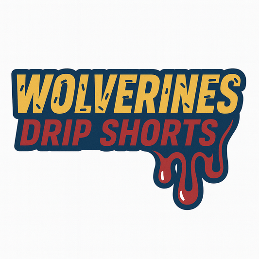 CYFA- Wolverines Sublimated Drip Shorts